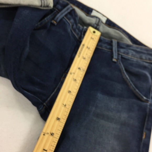 Hudson Bacara Crop Straight Leg Cuffed Jeans Size 26 Blue Denim Cropped - Picture 9 of 10